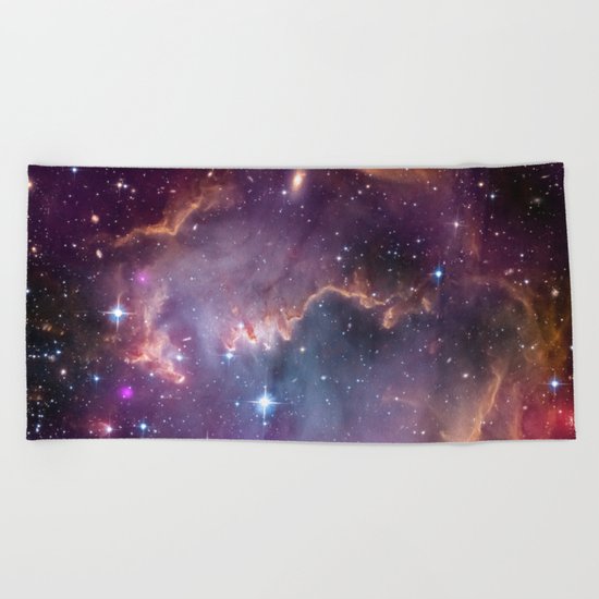 Under the Wing of the Small Magellanic Cloud Beach Towel