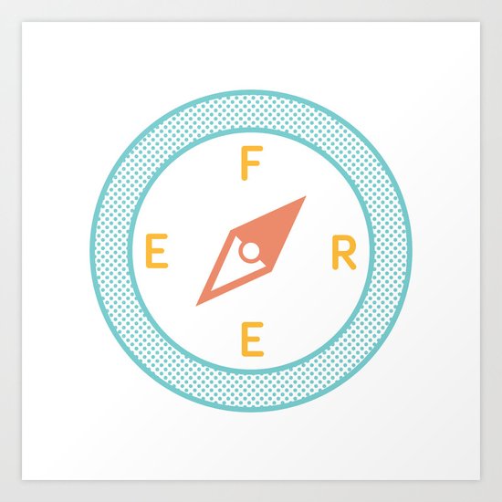 Free to roam Art Print