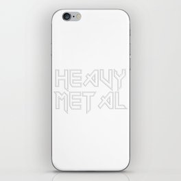 Heavy Metal iPhone Skin