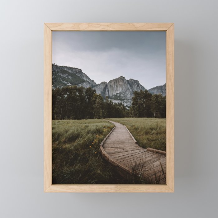 Yosemite Path Framed Mini Art Print