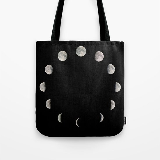 Moon Stages Tote Bag