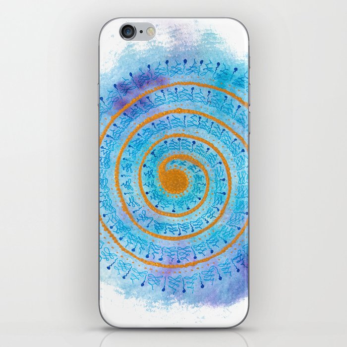 Light Language - The Golden Spiral of Ascension iPhone Skin
