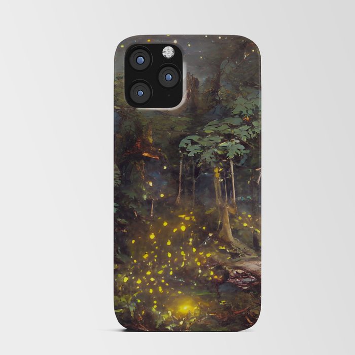 Forest of Fireflies iPhone Card Case