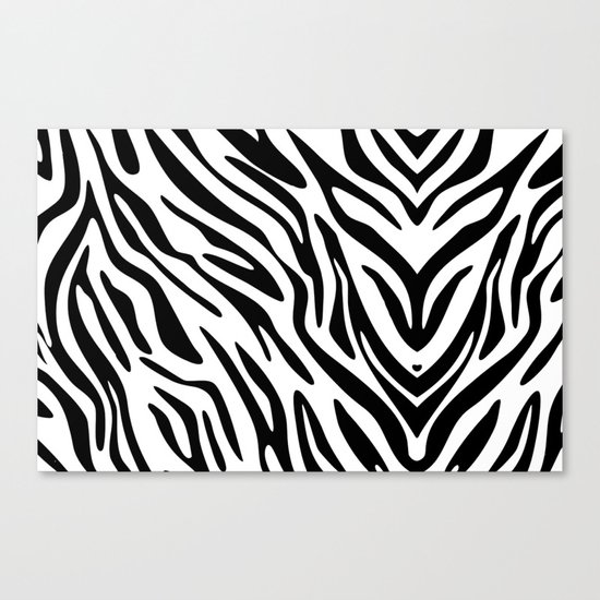 Zebra Canvas Print