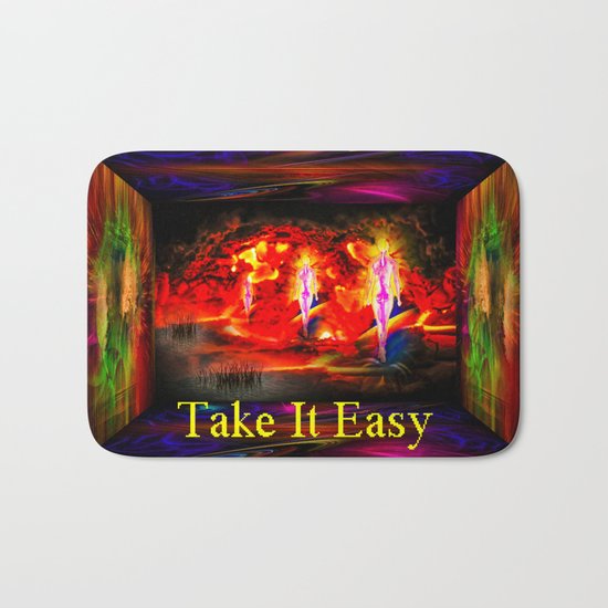Heavenly apparition - Take It Easy Bath Mat
