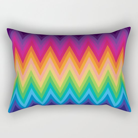 Zig Zag Chevron Pattern G291 Rectangular Pillow