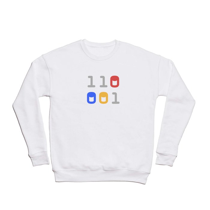 We All Code - Binary Crewneck Sweatshirt