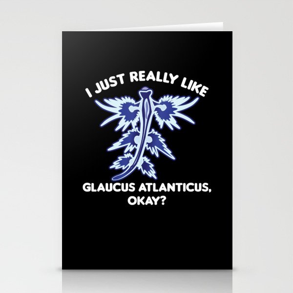 I just really like Glaucus Atlanticus Ocean Snail Stationery Cards
