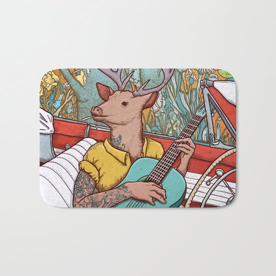 A ride and a song Bath Mat