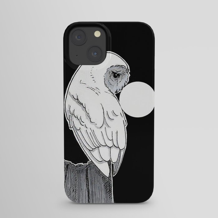 Owl and Moon iPhone Case