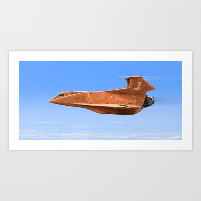 Meteor Aircraft Art Print