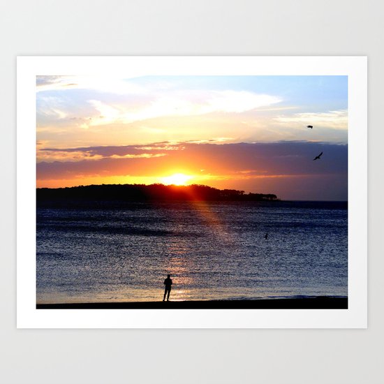 sunset Art Print