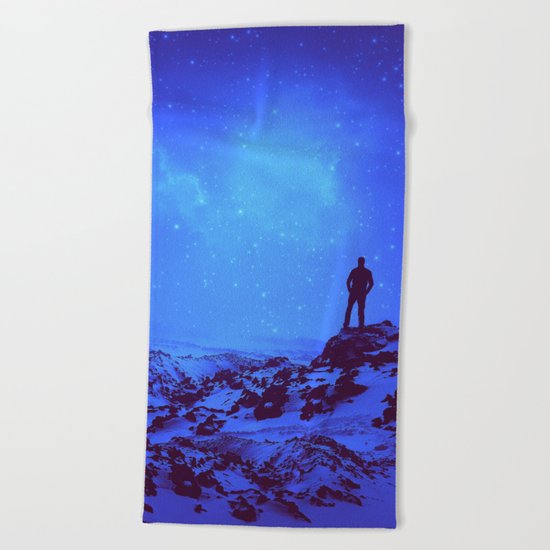 Lost the Moon While Counting Stars III Beach Towel