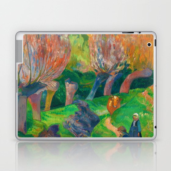 Paul Gauguin "Brittany Landscape / Brittany Landscape with cows" Laptop & iPad Skin