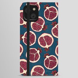 Pomegranate slices  iPhone Wallet Case