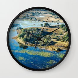 Okavango Delta, Botswana Wall Clock | Nationalpark, Delta, Instaplace, Grassland, Africa, Unesco, Nature, Traveldestination, Photo, Explore 