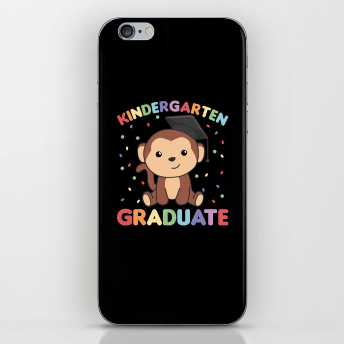 Kindergarten Graduate Monkey Graduation iPhone Skin