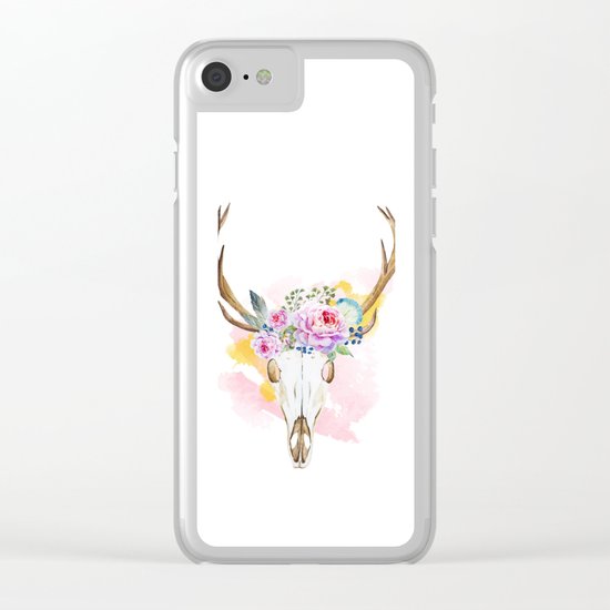 Animal Skull 02 Clear iPhone Case