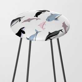 Dolphins Counter Stool