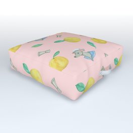 Salty Dog _pink Outdoor Floor Cushion