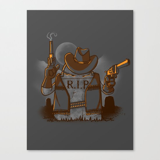Tombstoned Canvas Print