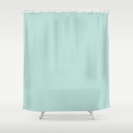 Bath Salt Green Shower Curtain