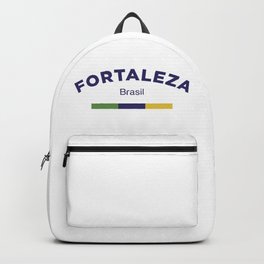 Fortaleza, Brazil. Brazilian cities. Backpack