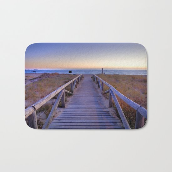 The path..., the beach.... Bath Mat