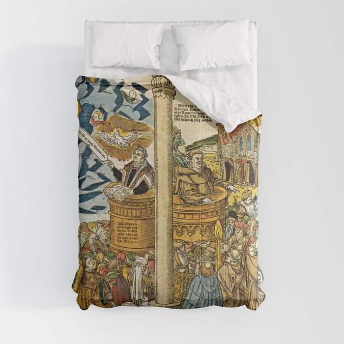 Die Wahre Religion Christi Und Die Falsche Lehre Des Antichristen Comforters By Chateau Partay Society6