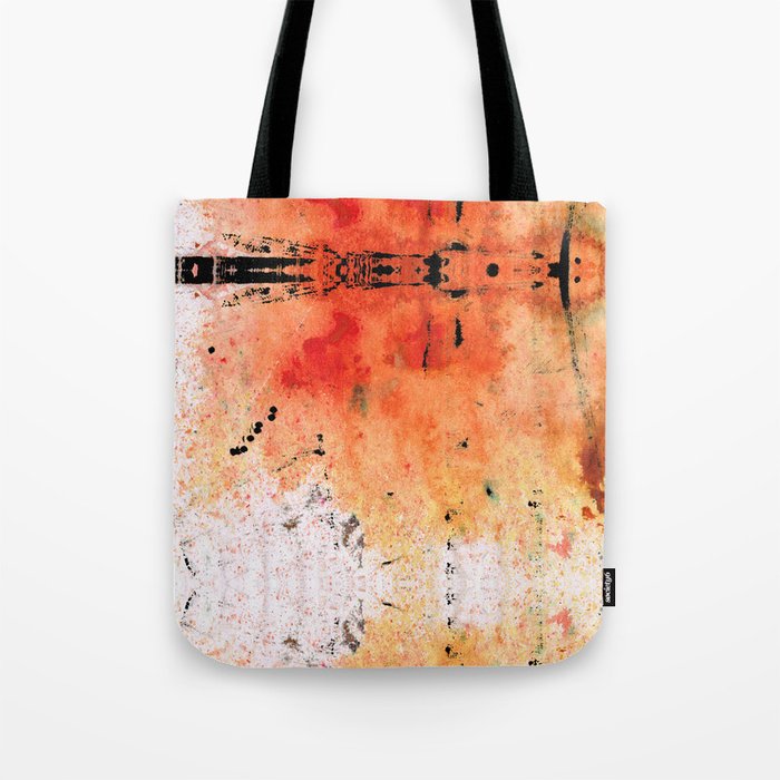 Red Abstract Art - Taking Chances - By Sharon Cummings Tote Bag