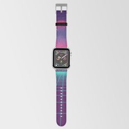 Vaporwave Grid Land Apple Watch Band