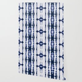 Boho Tie-Dye Knit Vertical Wallpaper