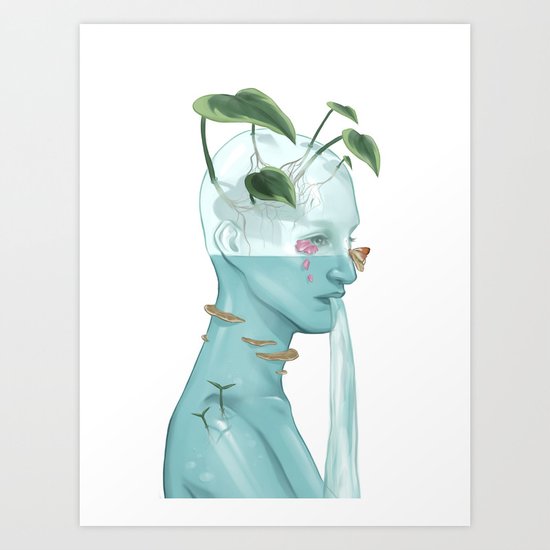Simple Thoughts Art Print