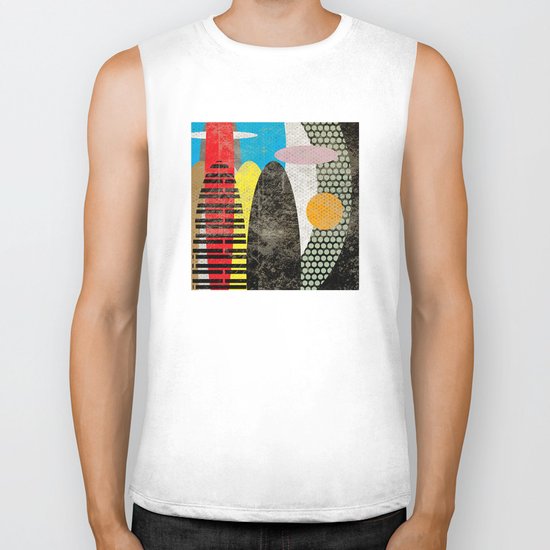Abstraction I Biker Tank