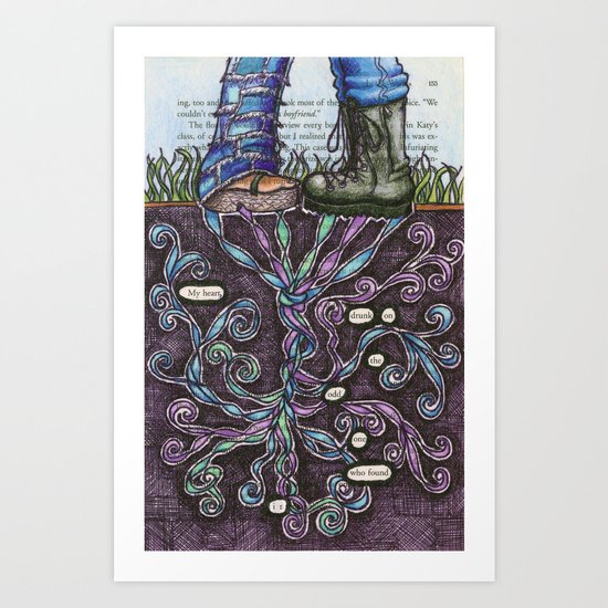 Sixteen. Art Print
