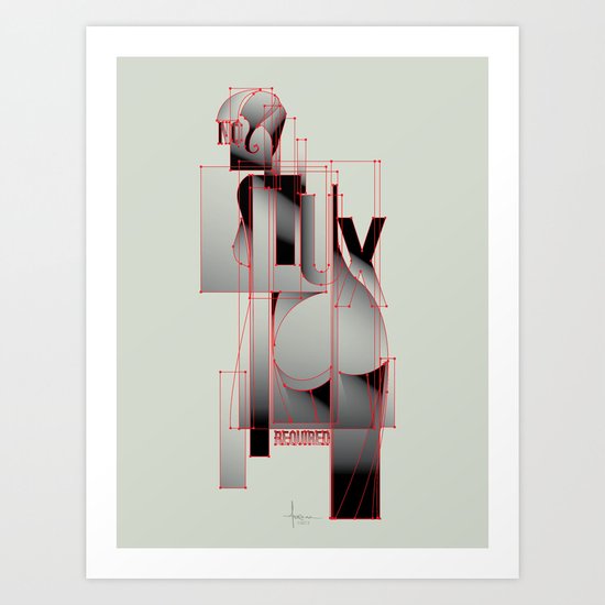NO TUX REQUIRED 2013 Art Print