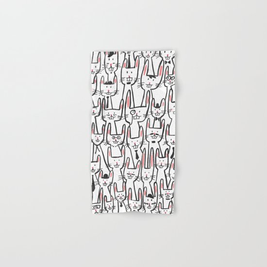 Bunny family Hand & Bath Towel
