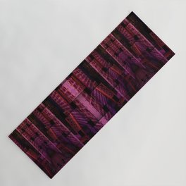 Purple Maze Yoga Mat