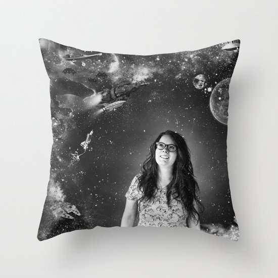 Sci-Fi Throw Pillow