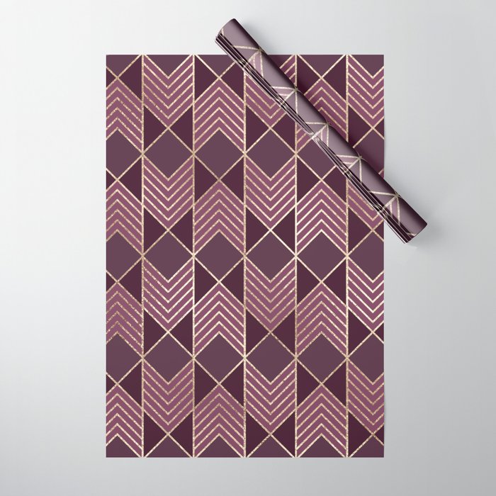 Gold chevron wrapping hot sale paper