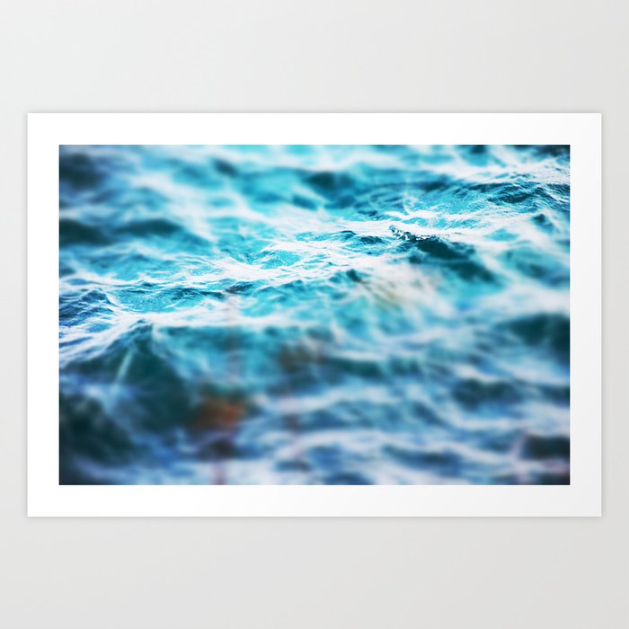 ocean blue  Art Print