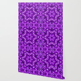 Purple Kaleidoscope Hexagons Wallpaper