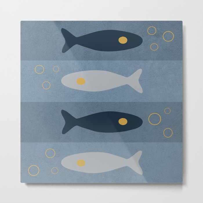 Fishes Metal Print