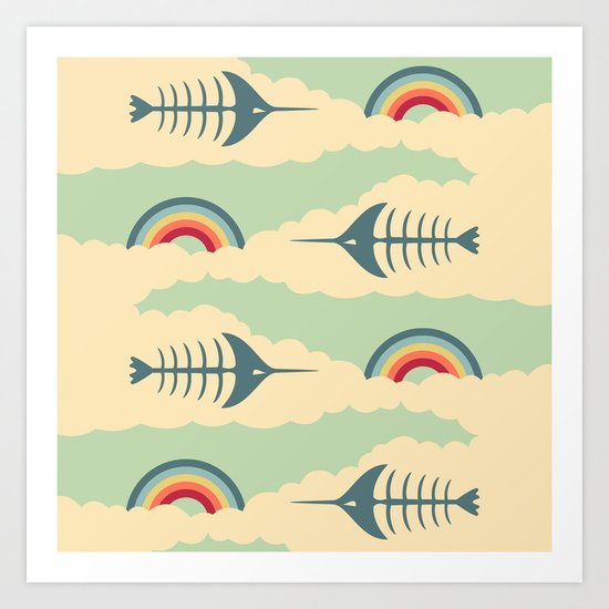 bittersweet pattern Art Print