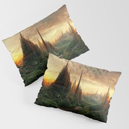 Walking into the forest of Elves Pillow Sham