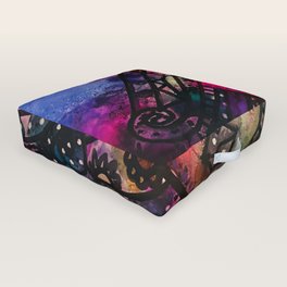 INK GIRL Outdoor Floor Cushion