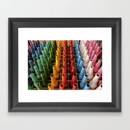 Rainbow Botellas Framed Art Print