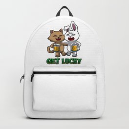 Get Lucky - Drink Beer With Your Buddy Backpack