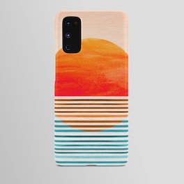 Minimalist Sunset III / Abstract Landscape Android Case