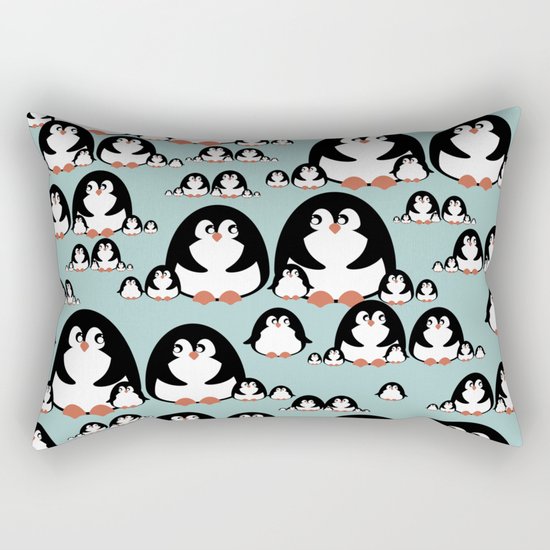 Penguins Rectangular Pillow
